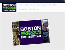 Tablet Screenshot of bostontriteam.com